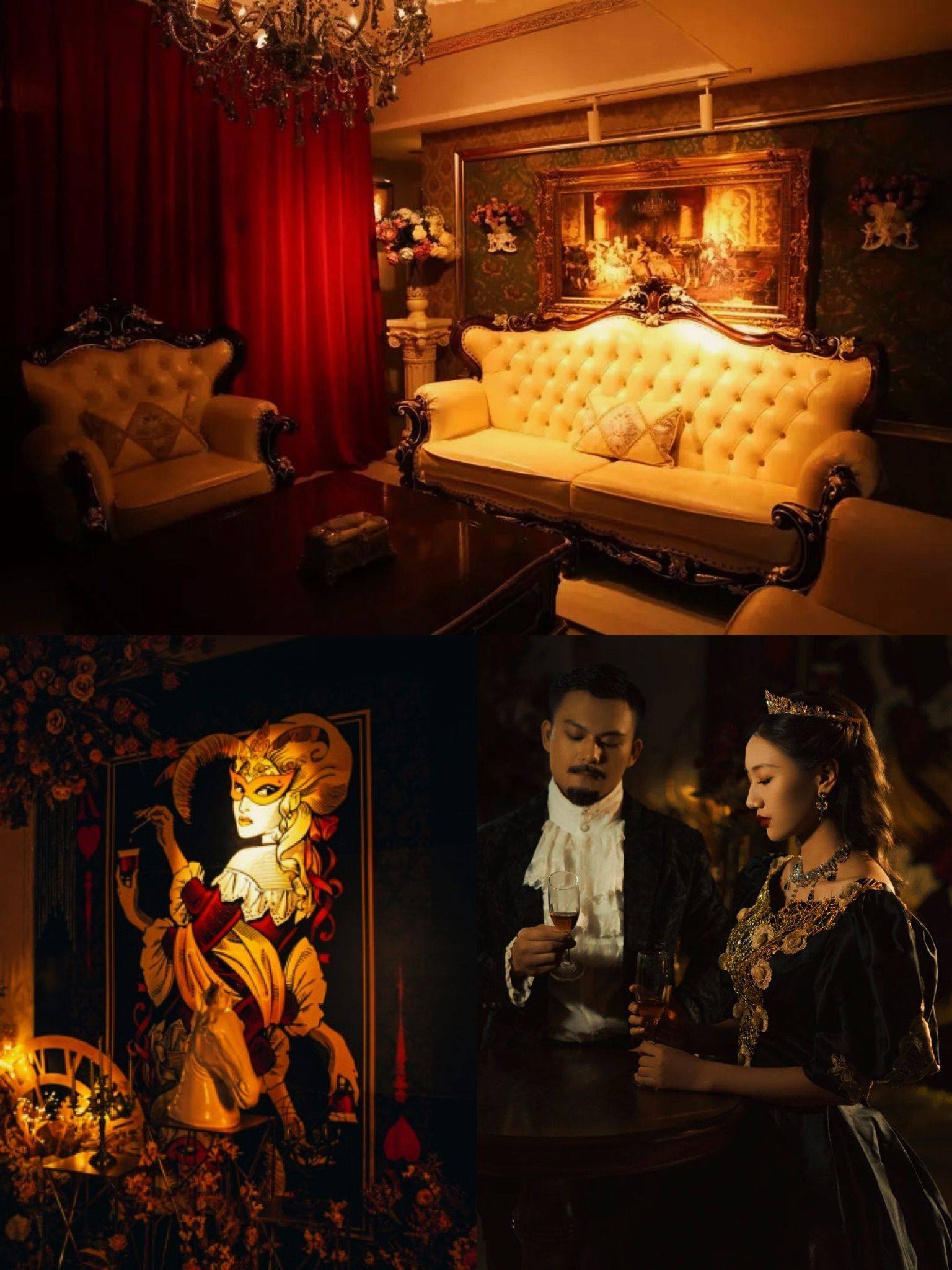 北京团建|两天一夜法国宫廷风沉浸式剧本杀_古堡_伯爵_礼服