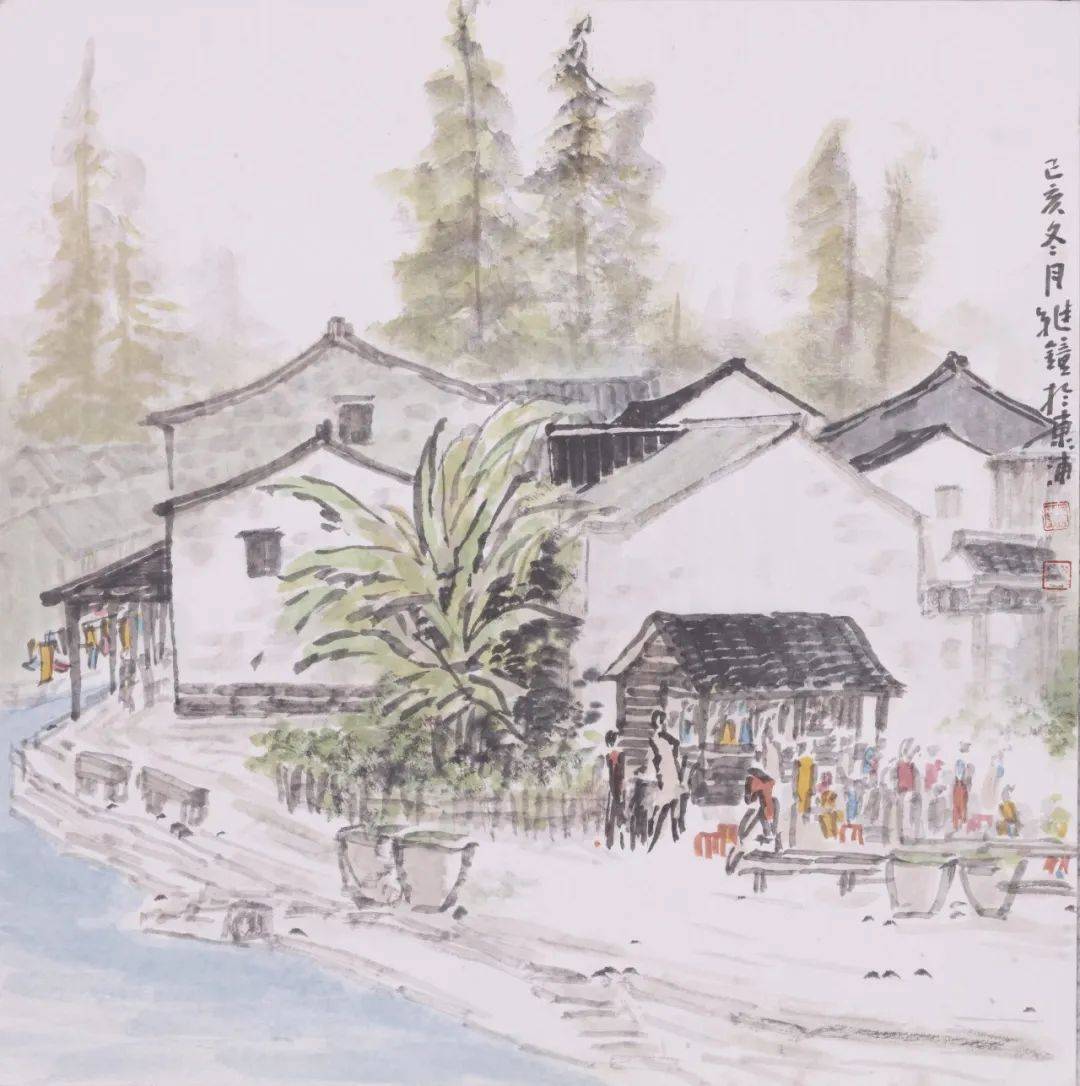莲花艺术展|张继钟山水画作品展即将开展_cm_展览_美术家协会