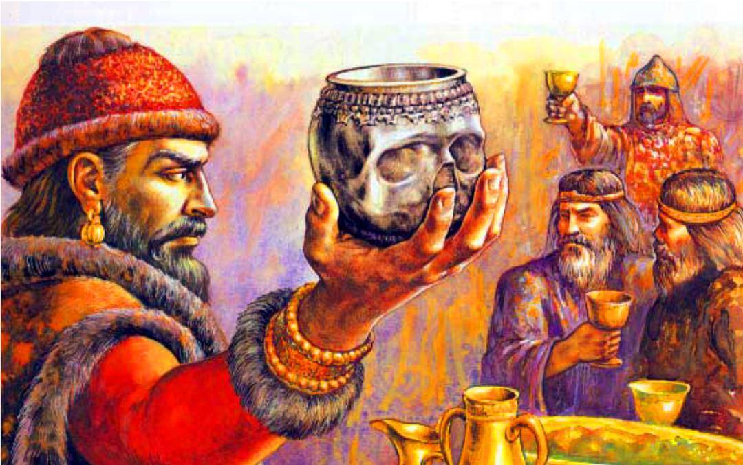 在历史进入了中世纪欧洲之后,欧洲地区依旧不时传出人头骨酒杯的骇人