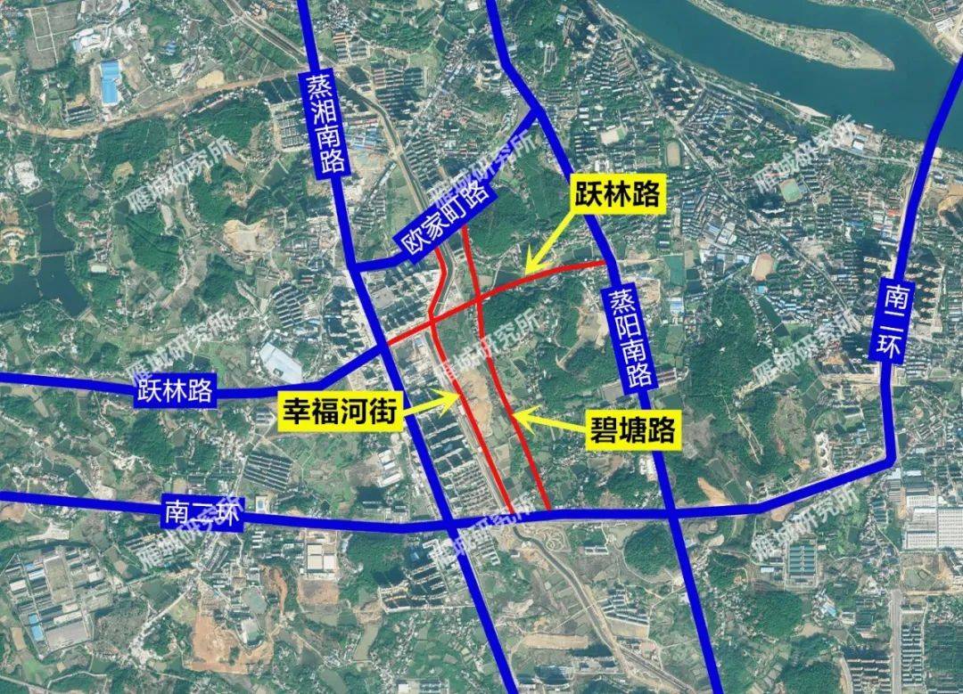 园片区生态植物科普游览园及配套道路建设项目三条道路(碧塘路标段,跃