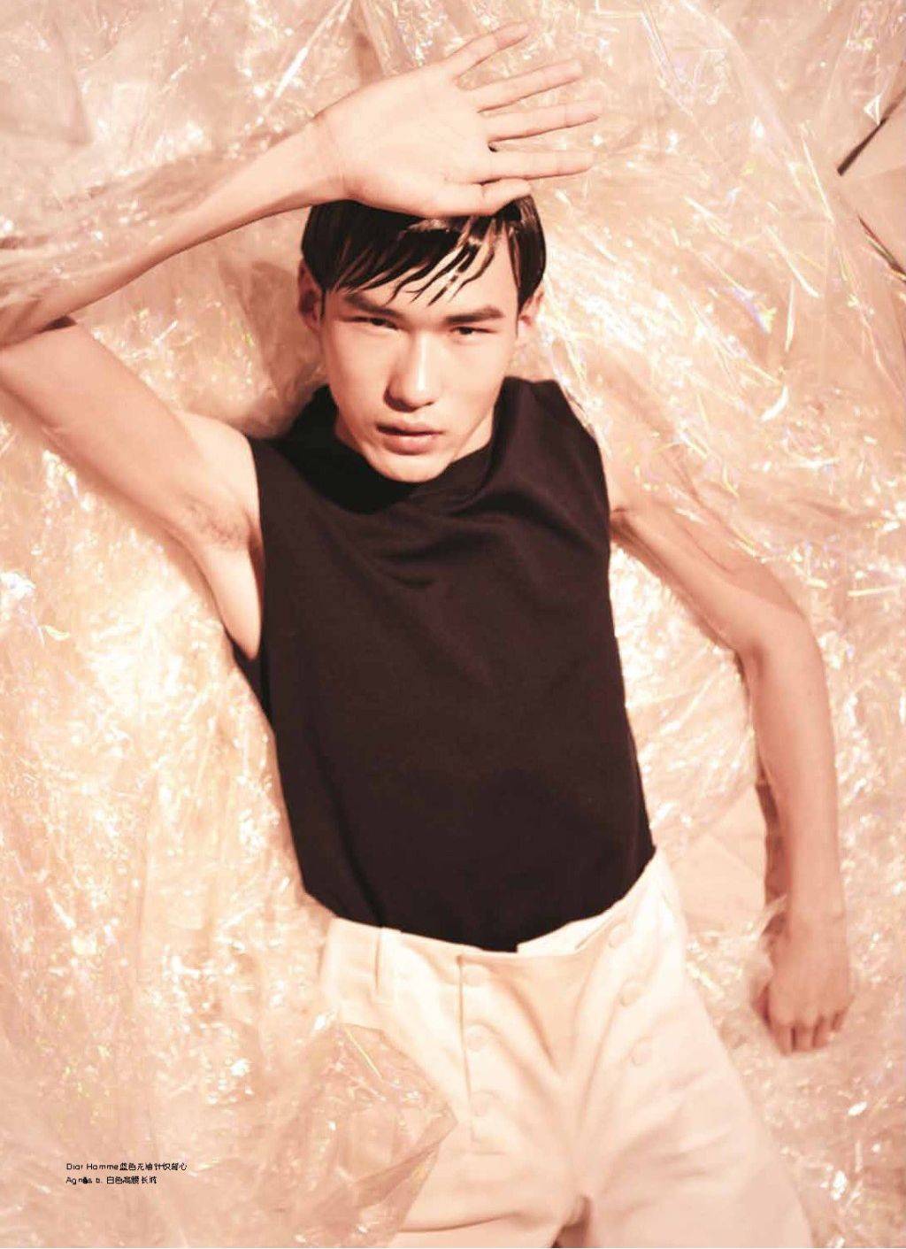 全球华人超模冠军罗文杰,在线教学西装穿搭,行走的衣架子_白色_衬衫