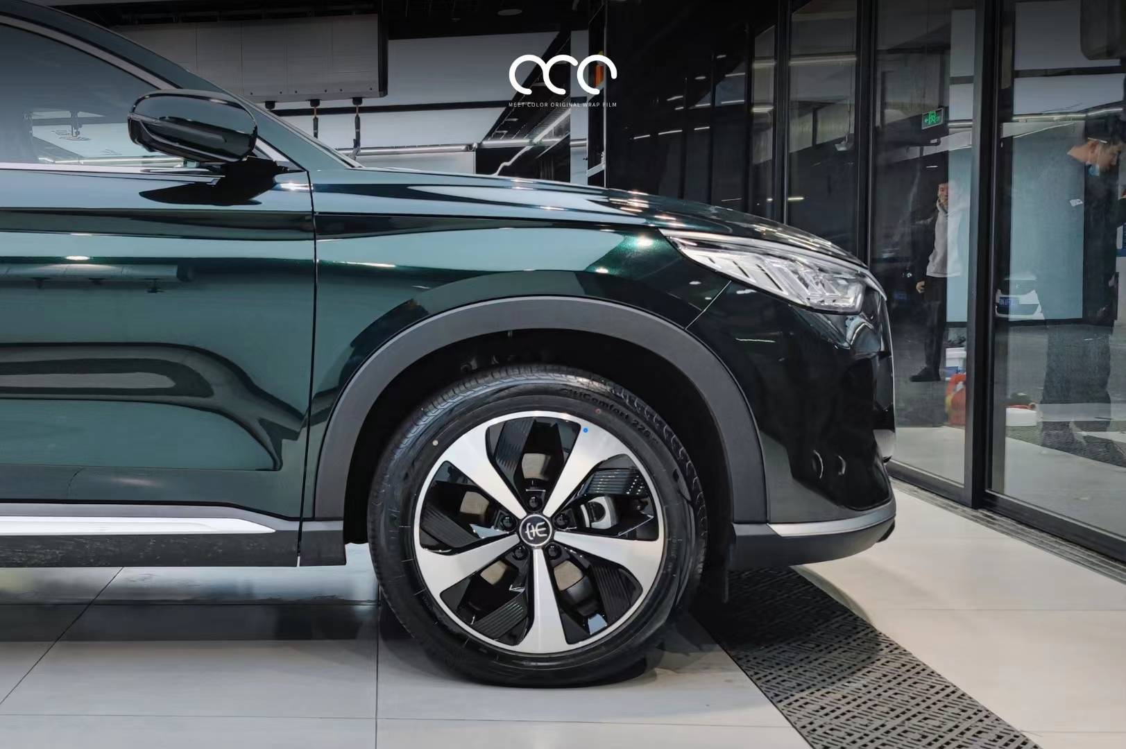 比亚迪宋漫彩改色膜pet祖母石绿典藏版,高级感拉满