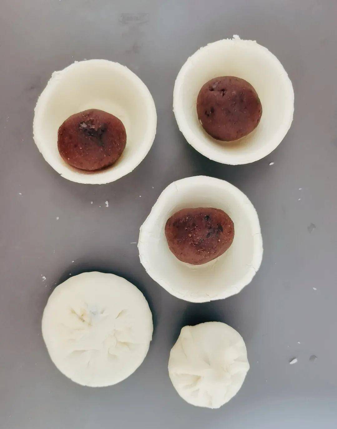 豆沙桃花酥消耗库存蛋挞皮超快手简单高颜值