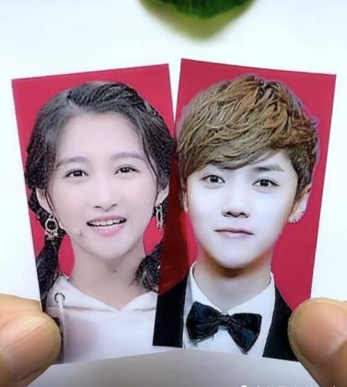 网友脑洞大开,将鹿晗关晓彤大头贴合并,看到组合模样,懵了!
