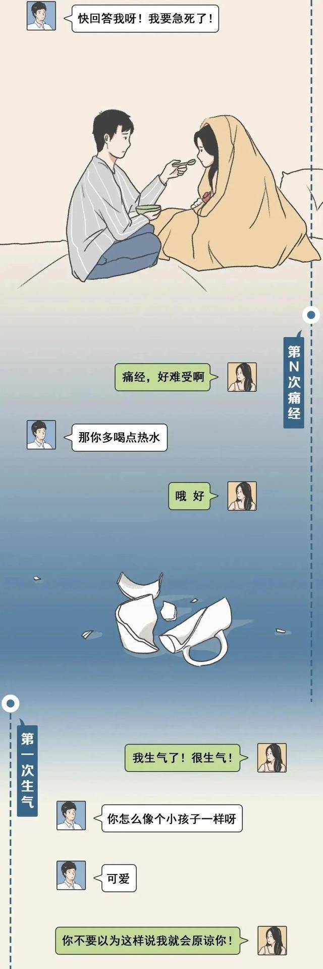 我们应该若何确定对方还爱不爱本身？漫画提醒谜底：看看聊天记录