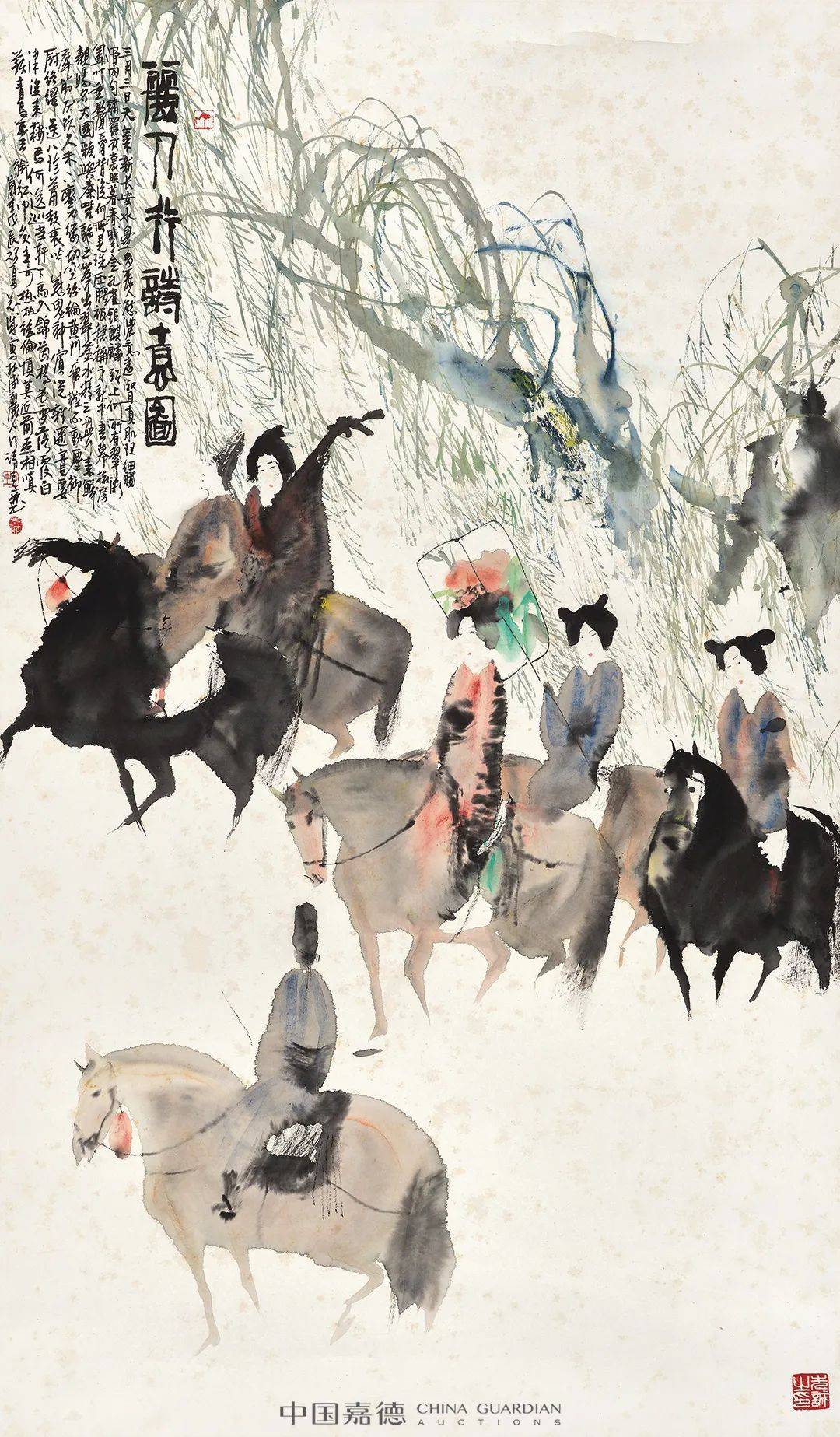 思古幽情——彭先诚水墨人物画专题 丨中国嘉德2023春拍征集参考_盛唐