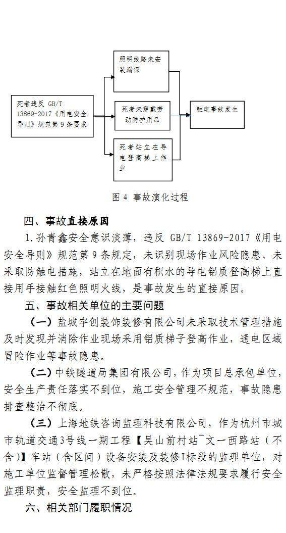 死1人！杭州地铁3号线一期工程6·29触电变乱查询拜访陈述