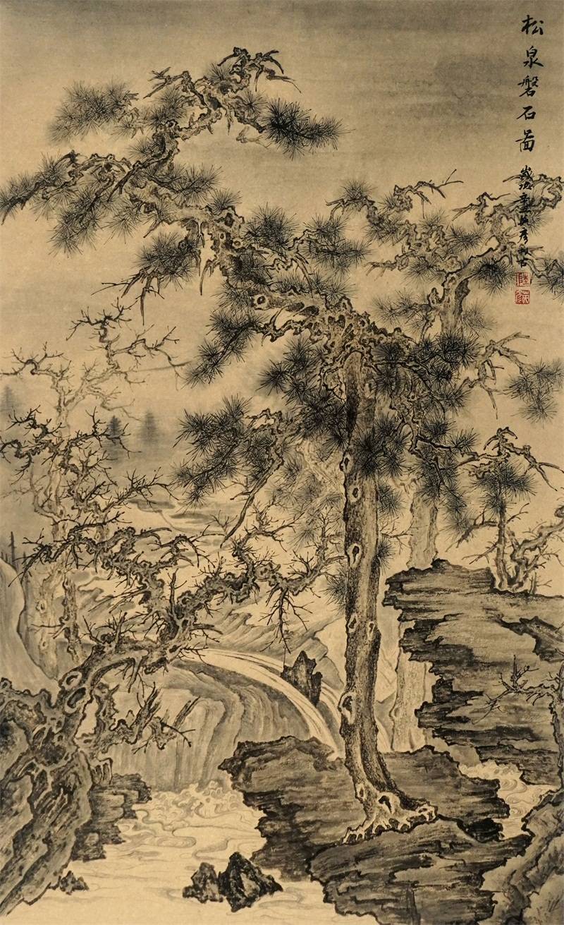 中国当代十大山水画家之一,被画家誉为:当代范宽——陆英彦_拍卖_笔墨