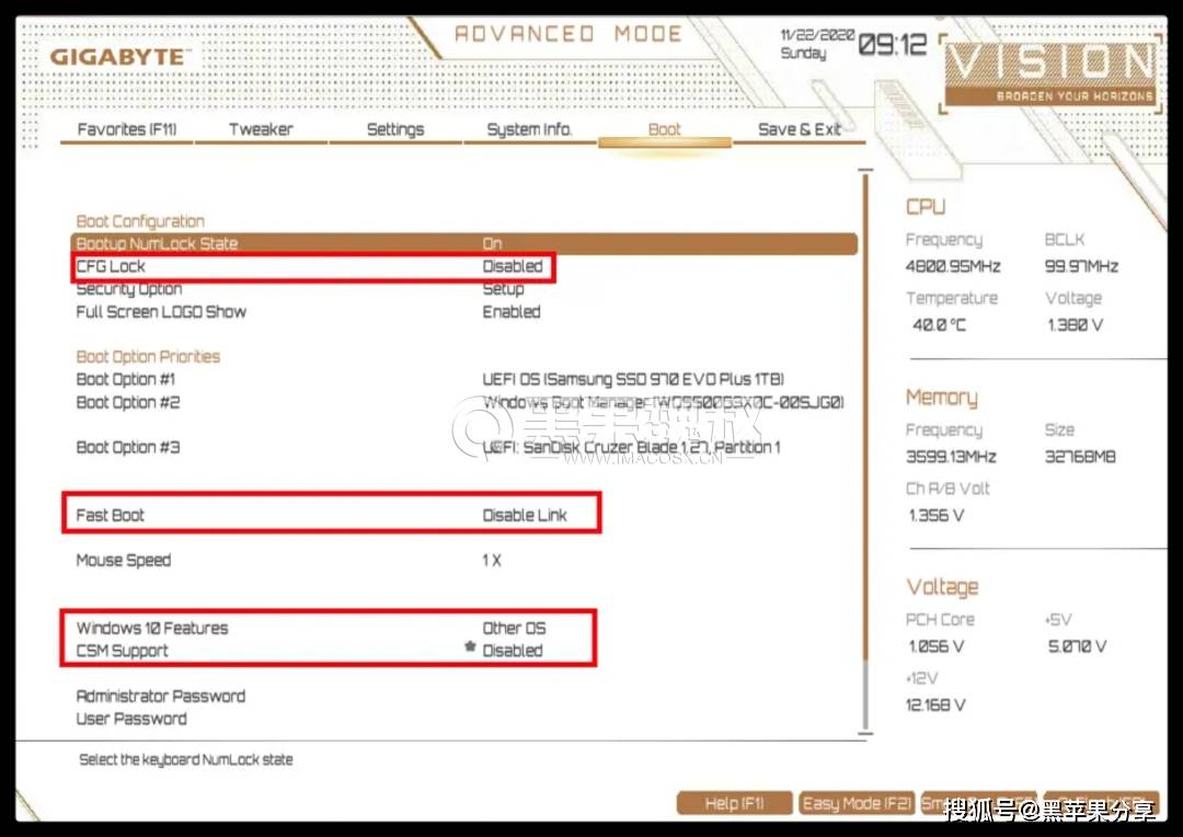 Gigabyte B450 Aorus AMD Ryzen 5 3600电脑 Hackintosh 黑苹果efi引导文件