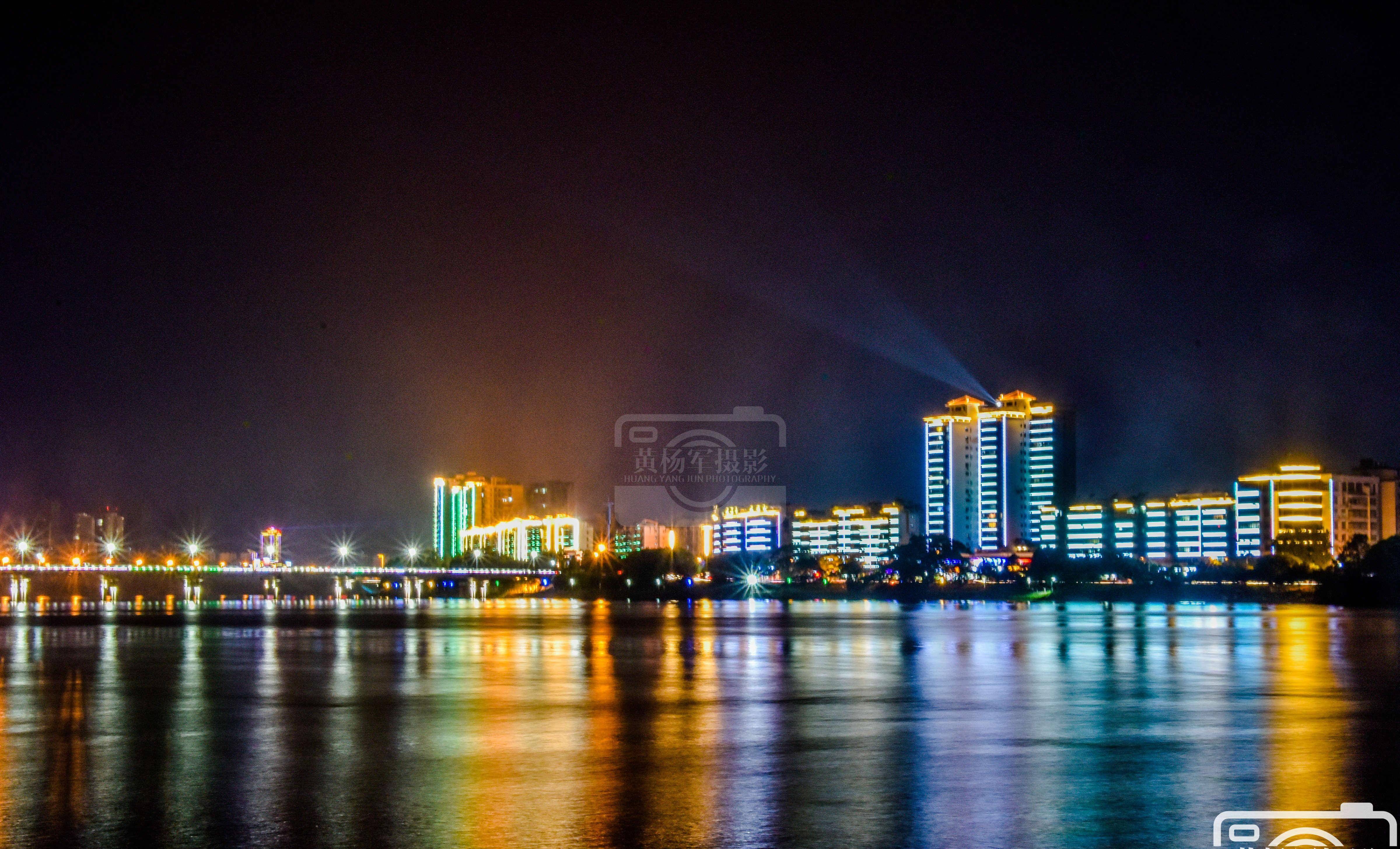 江西于都夜景图片