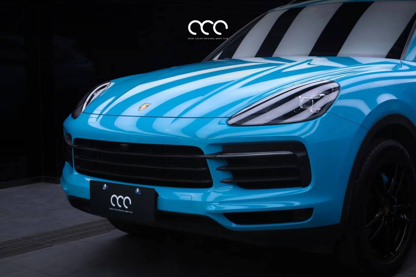 保时捷cayenne漫彩改色膜迈阿密蓝,演绎撩人的迈阿密风情!_全国