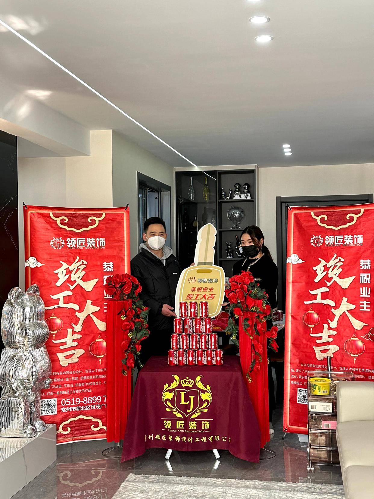常州领匠装饰竣工交付仪式圆满结束!_业主_服务_女士