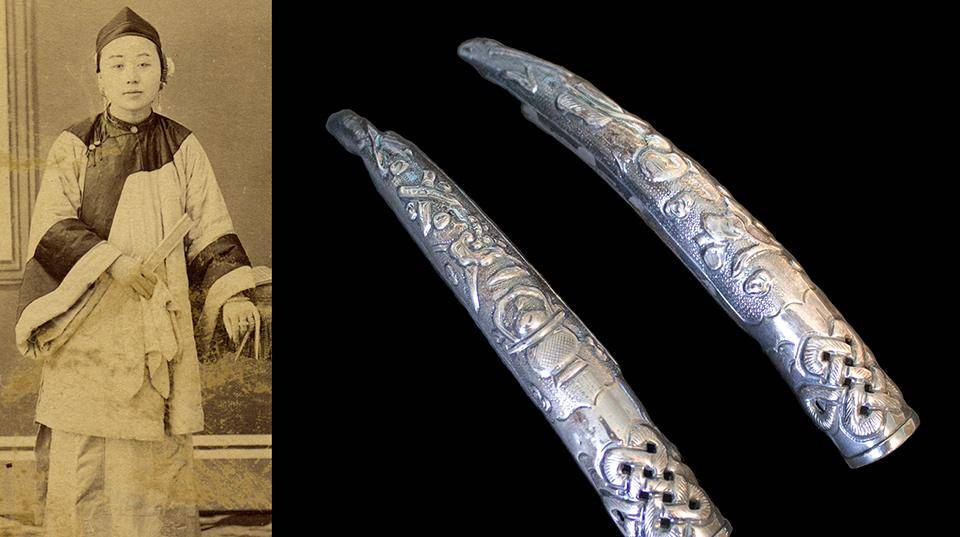 中国古代女子装饰品的巅峰:慈禧太后和她所佩戴的护指套_指甲_清朝