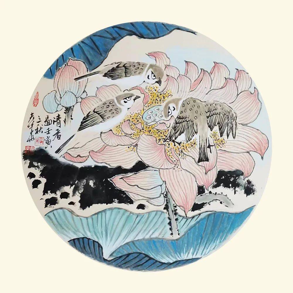 【画家简介】杨光华,中国当代著名花鸟画家,师从中国〈97〉百杰,著名