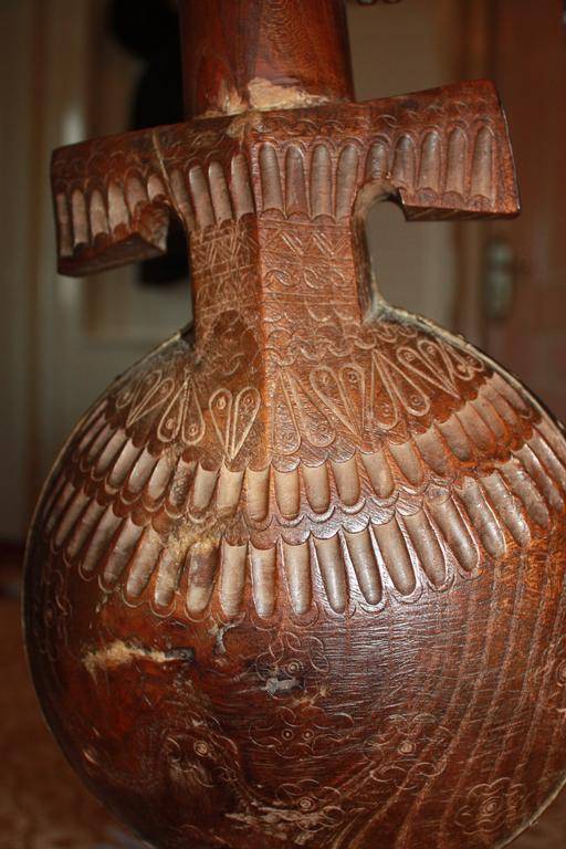 新疆阿瓦提县150年的热瓦甫,见证刀郎文化的传承历史_热瓦普_乐器