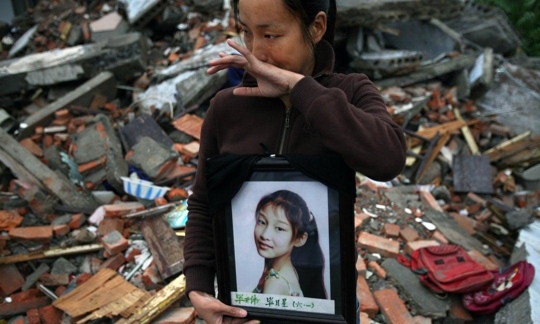 汶川地震死亡学生照片图片