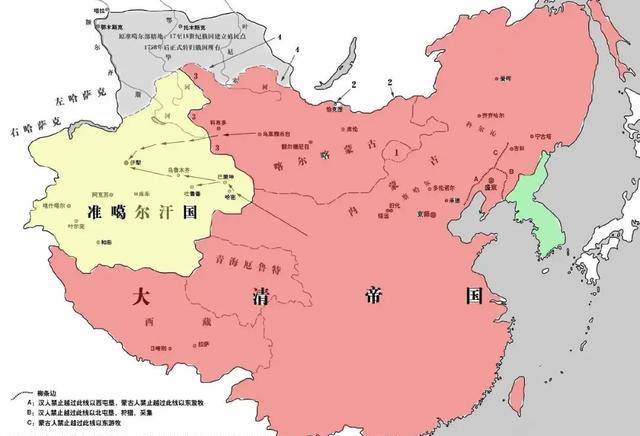 清朝在东北时期,就打败了漠南蒙古的林丹汗,统一了漠南蒙古地区,这让