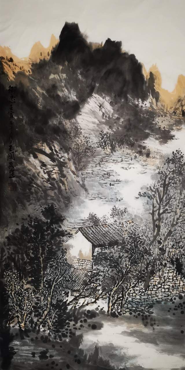 当代著名书画名家王关兵作品赏析_中国_山水画_重庆