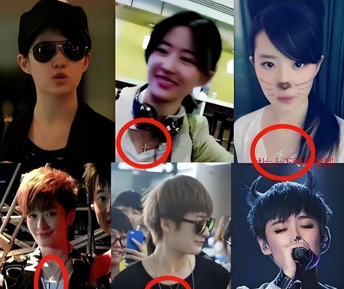 与曾轶可同款十字架项链刘亦菲会佩戴与对方同款猫的亲密互动几乎每天