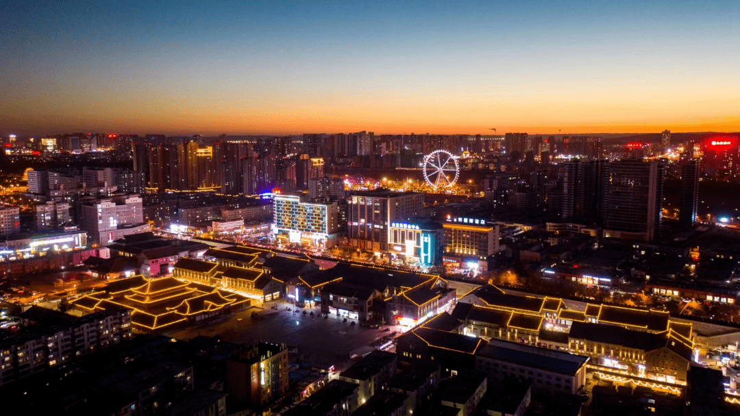 榆林市夜景图片图片