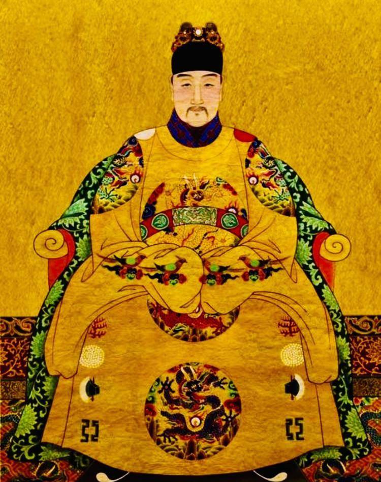 朱由检 画像在1627年8月24日这一天,京城晴空万里,风和日丽,良辰吉时