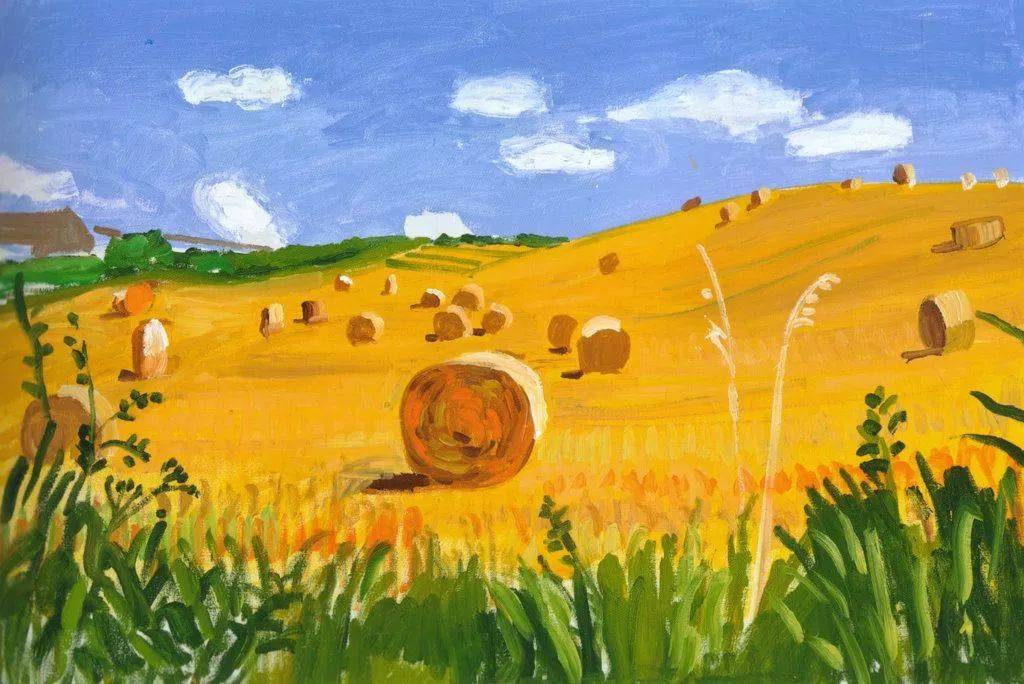 自然之美:大卫61霍克尼和梵高的风景画_色彩_荷兰_hockney