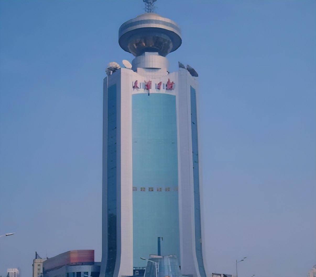 天津日报大厦航拍图片