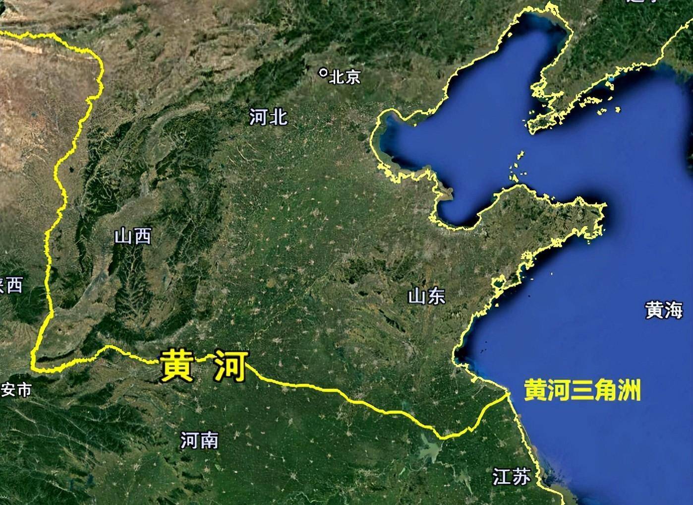 拯救渤海湾,将黄河下游拉直,去填黄海是否可行?