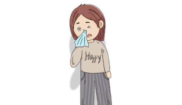 感冒流鼻涕卡通图片