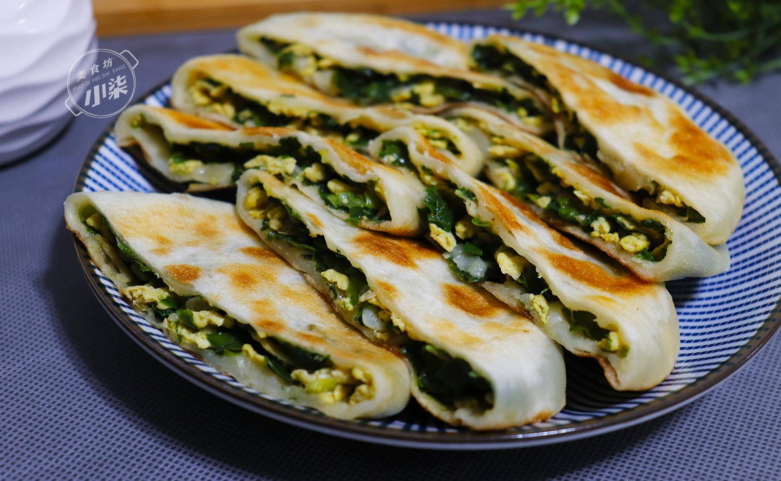 春天,韭菜馅饼新包法,不破皮不露馅,个个皮薄馅大,简单实用_剂子_美味