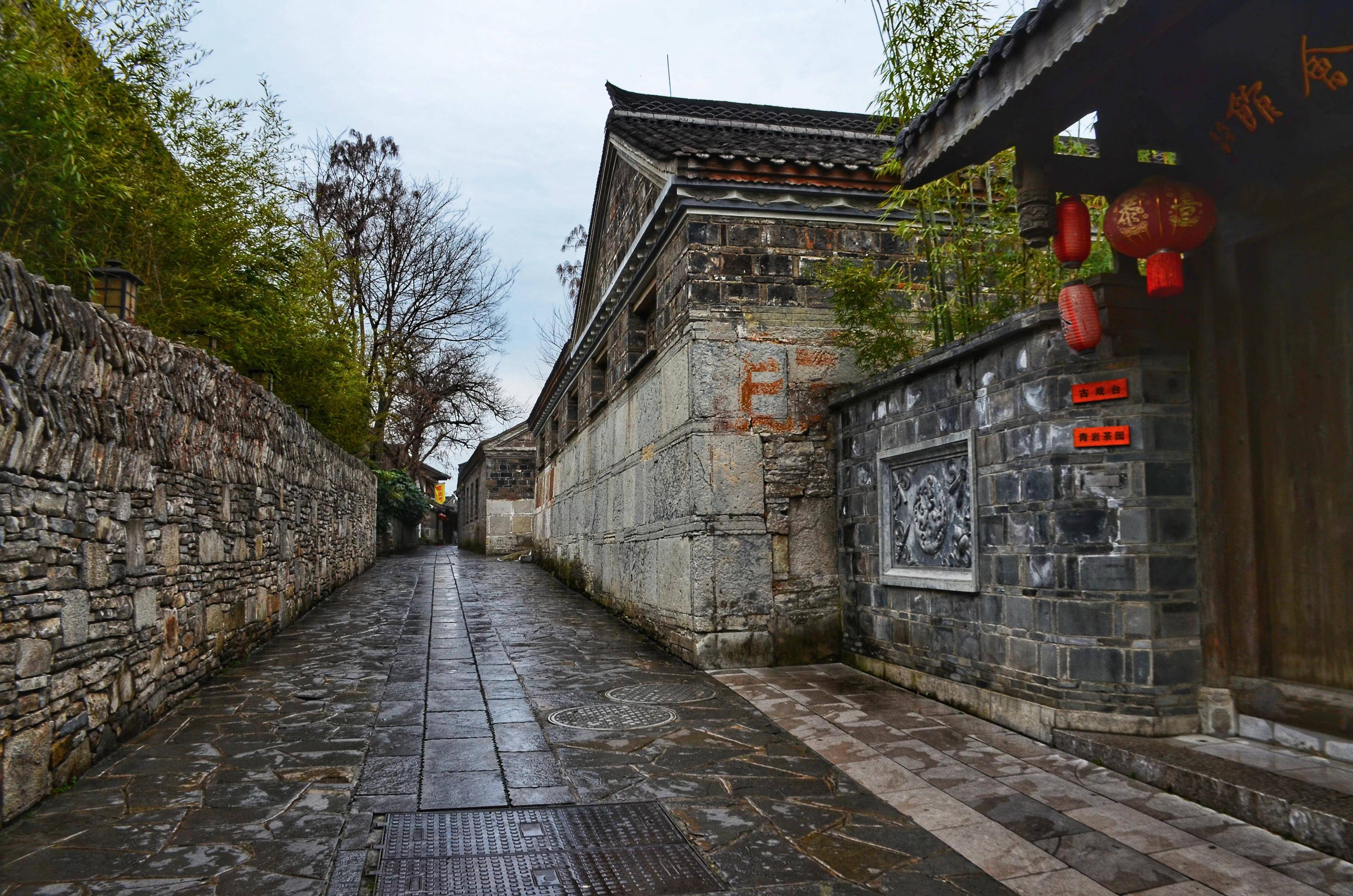 青岩古镇北门图片图片