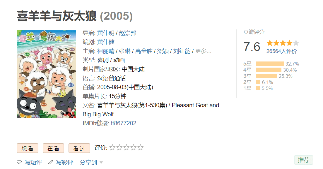 林更新“踩”了喜羊羊，网友证实作为演员喜羊羊比林更新还厉害-林更新拉踩喜羊羊