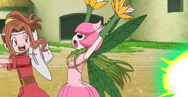 数码宝贝大冒号新版蔷薇兽体积详解曾经的童年女神从2米变20米_身高