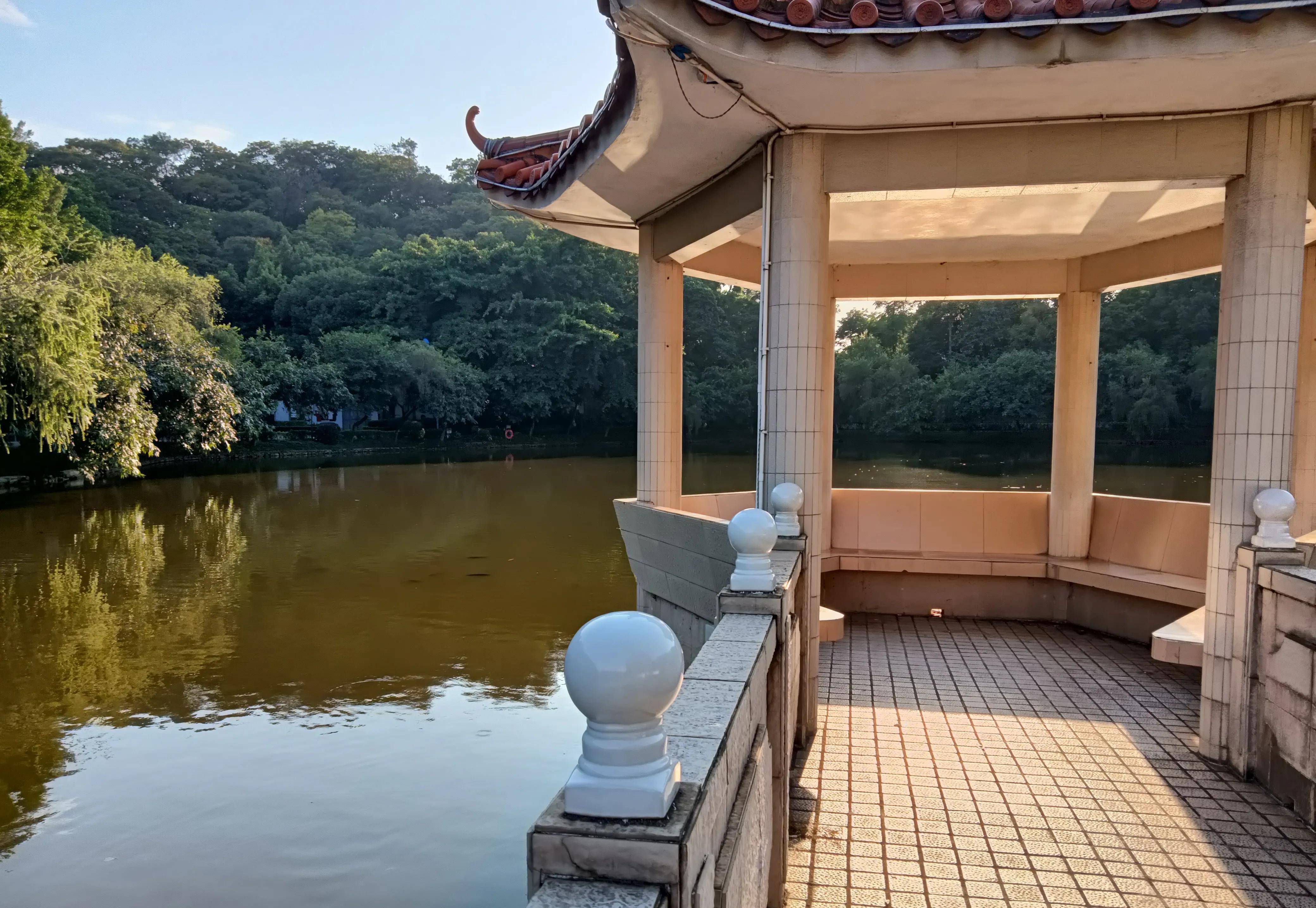 均安翠湖公园景色图片