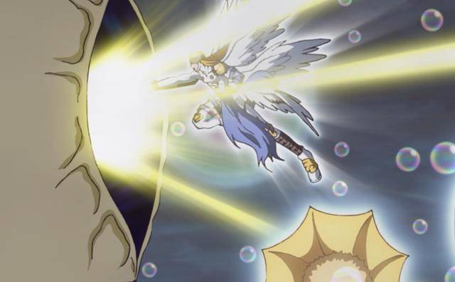 数码宝贝大冒号41话天使兽回归登场bug兽又来越级秒人了_进化_天马