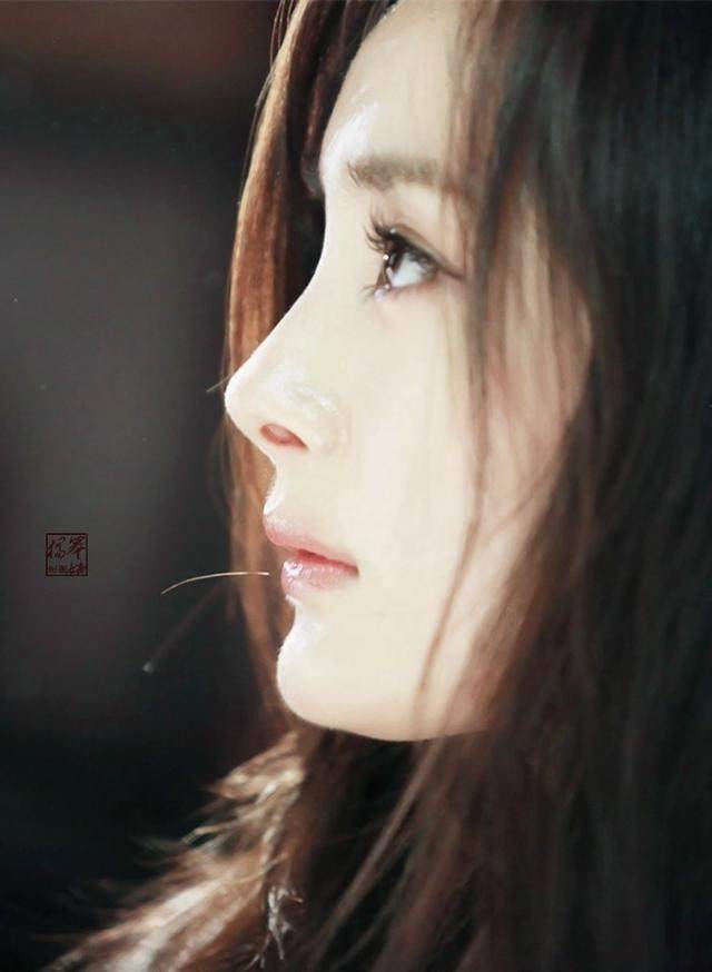 当红女星侧脸照,赵丽颖极致动人,刘亦菲美如画,杨幂却暴露缺点_感觉