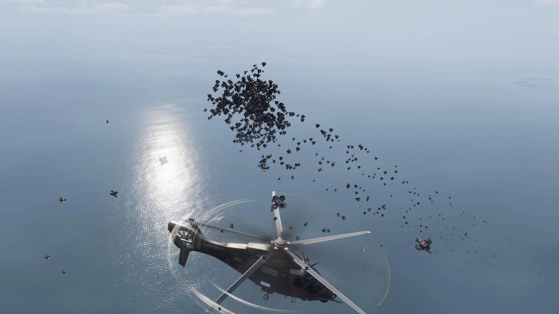 美国蜂群无人机部署亚太,但解放军有招克制_战术_美军_摩托