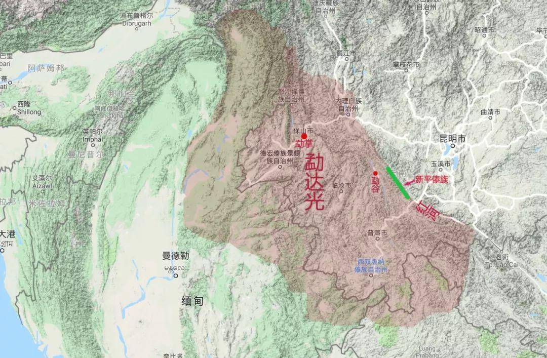 跨境中緬佬的古傣族聯盟國家—哀牢國_撣邦_公元_撣國