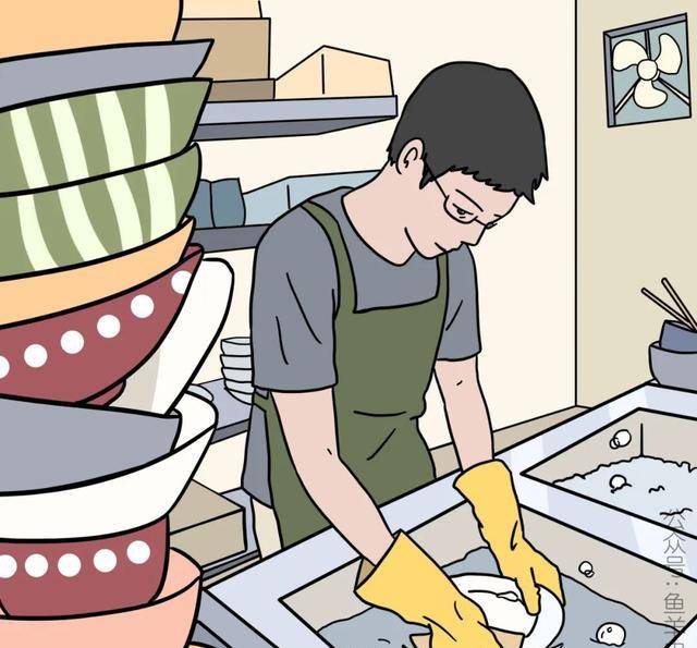 在餐厅打工,张益唐不仅是收银和会计,还做过外卖员,甚至是洗碗工.