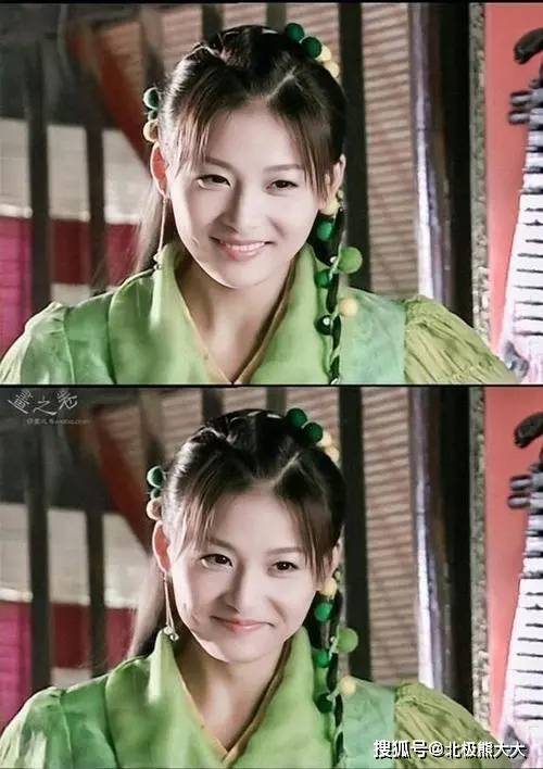 贾青,像极了许多人完美初恋女神的形象,尤其是《八仙过海》中的艳彩