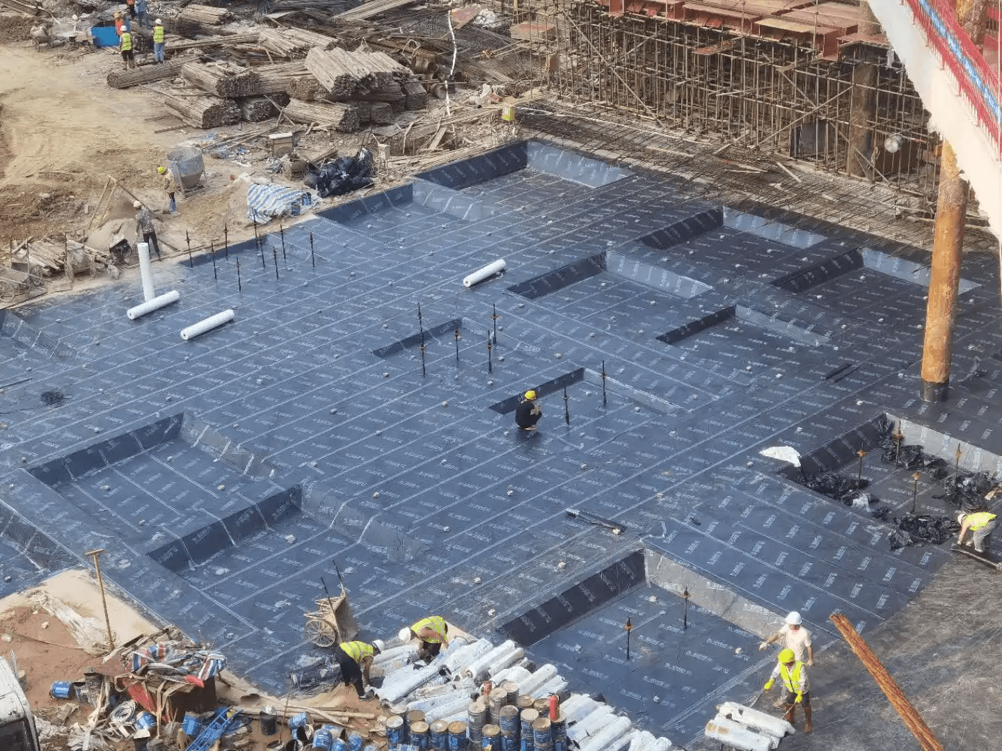 基础防水工程施工,屋面防水工程,建筑外立面防水,隧道防水