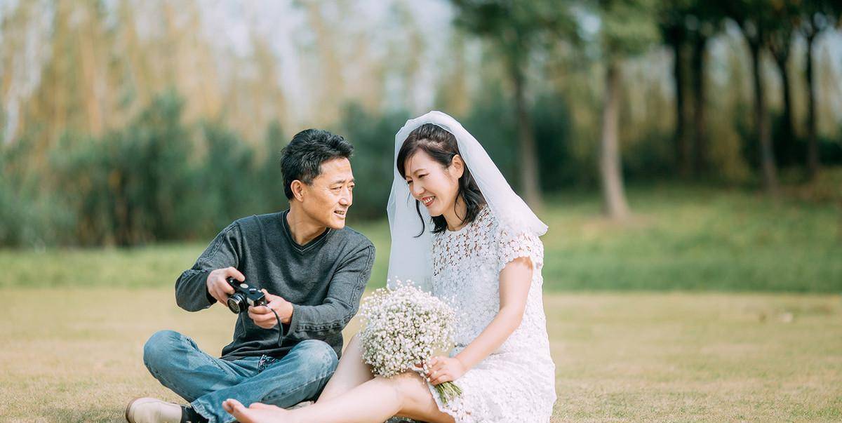 演员陈洁结婚照片图片