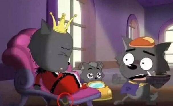 在所有的动物中,羊羔几乎都脱了衣服,灰狼也是一样的,但是红狼穿着