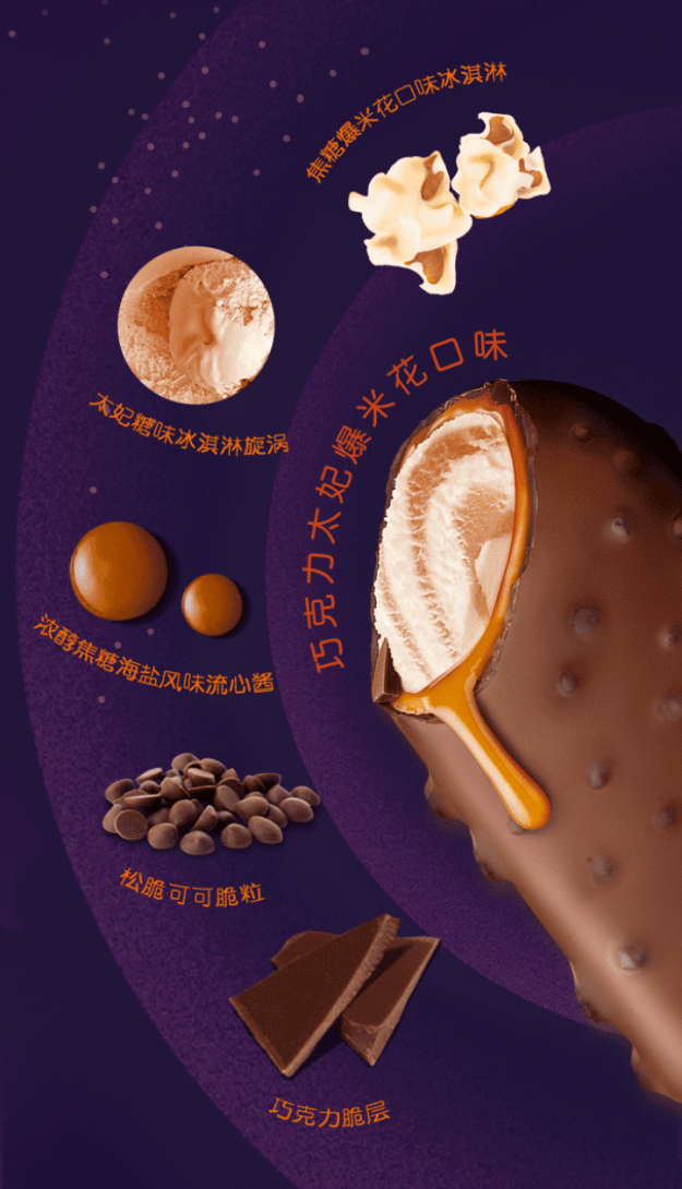梦龙冰淇淋新品来了,日夜cp让你尽享多重欢愉体验_口味_夏天_原料