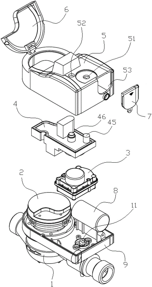 智能水表结构图解图片