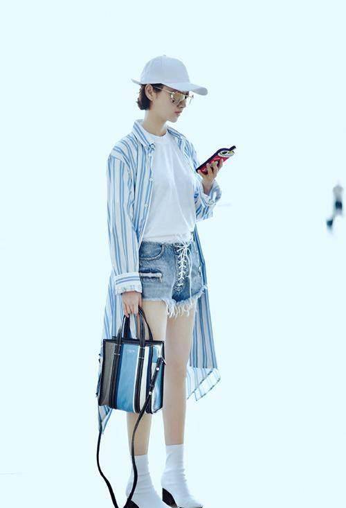 景甜这一米八的大长腿,娱乐圈还有谁?_漂亮_美的_感觉