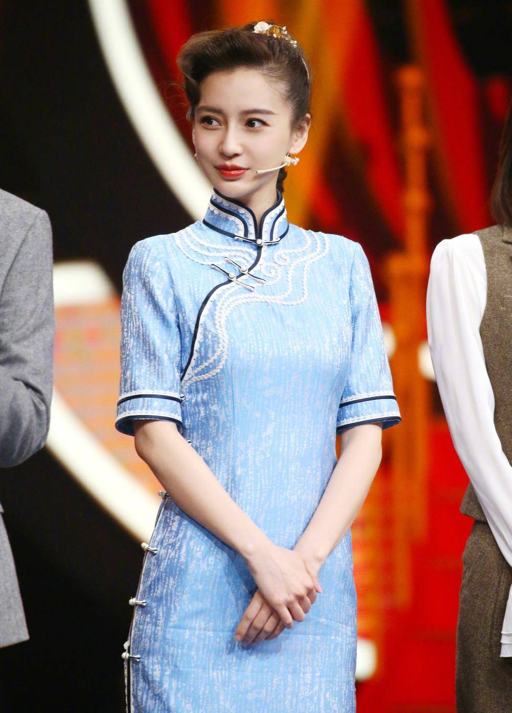 王牌对王牌:三大女星旗袍对决,关晓彤惊艳angelababy垫底?