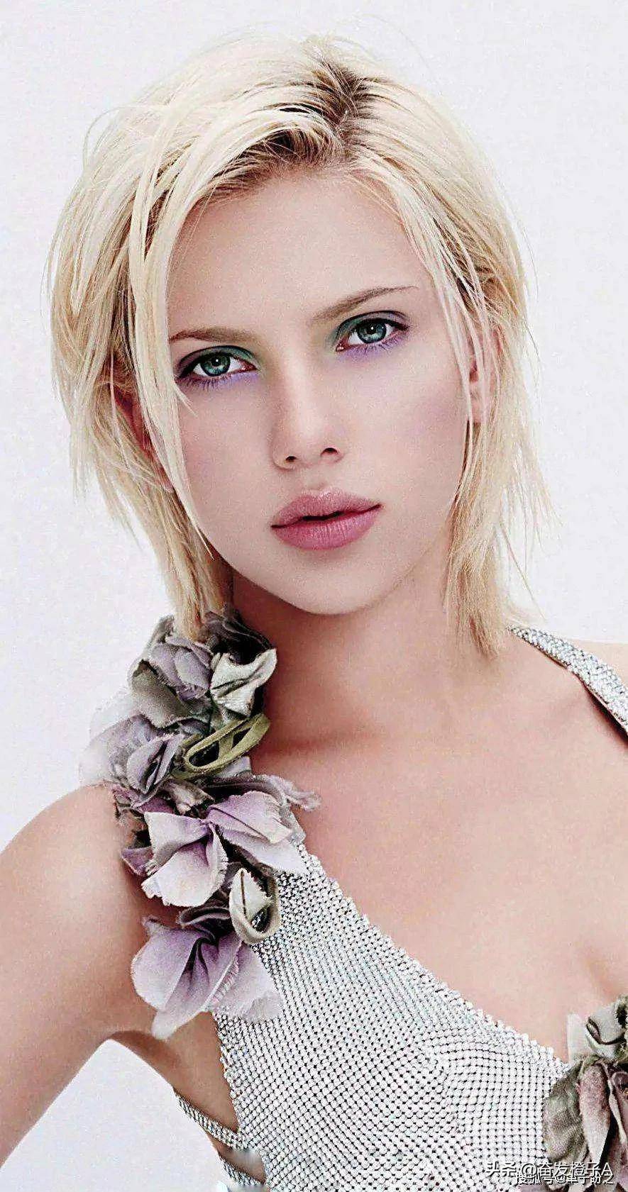 最美"黑寡妇"斯嘉丽约翰逊,容颜惊艳,永远的复联女神_时尚_因为_美貌