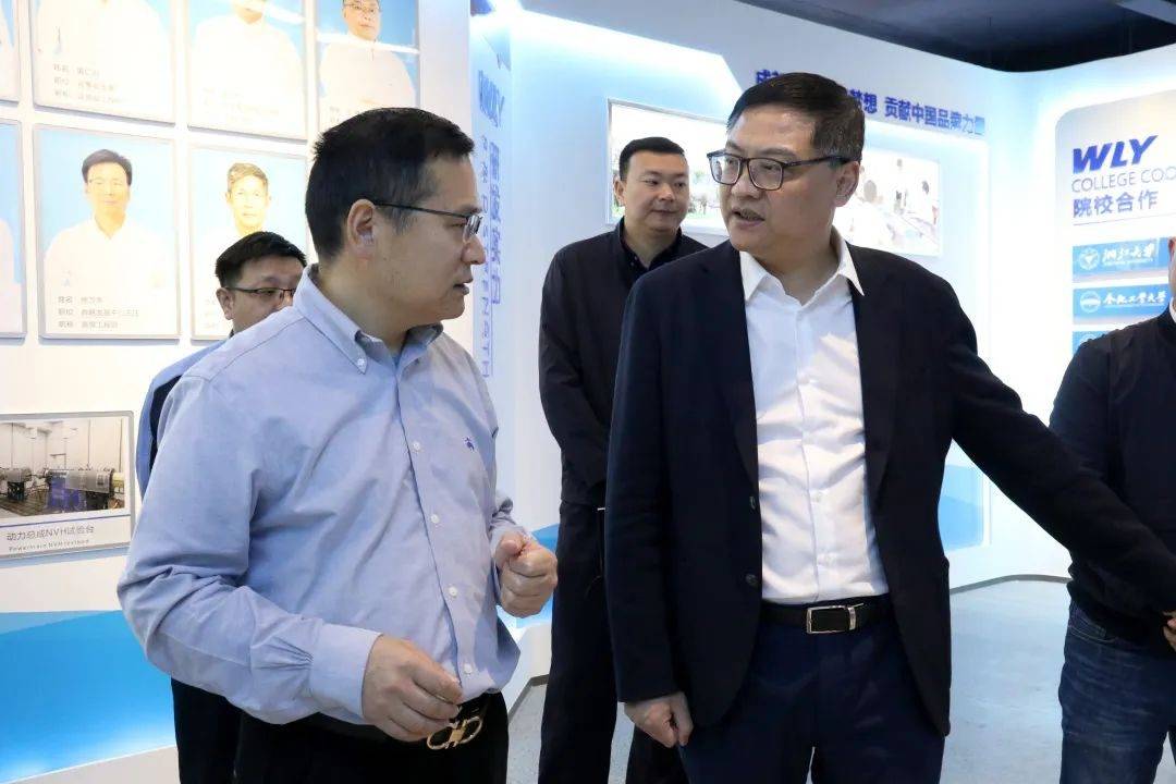 管委会主任王建中一行调研万里扬_发展_企业_任华林