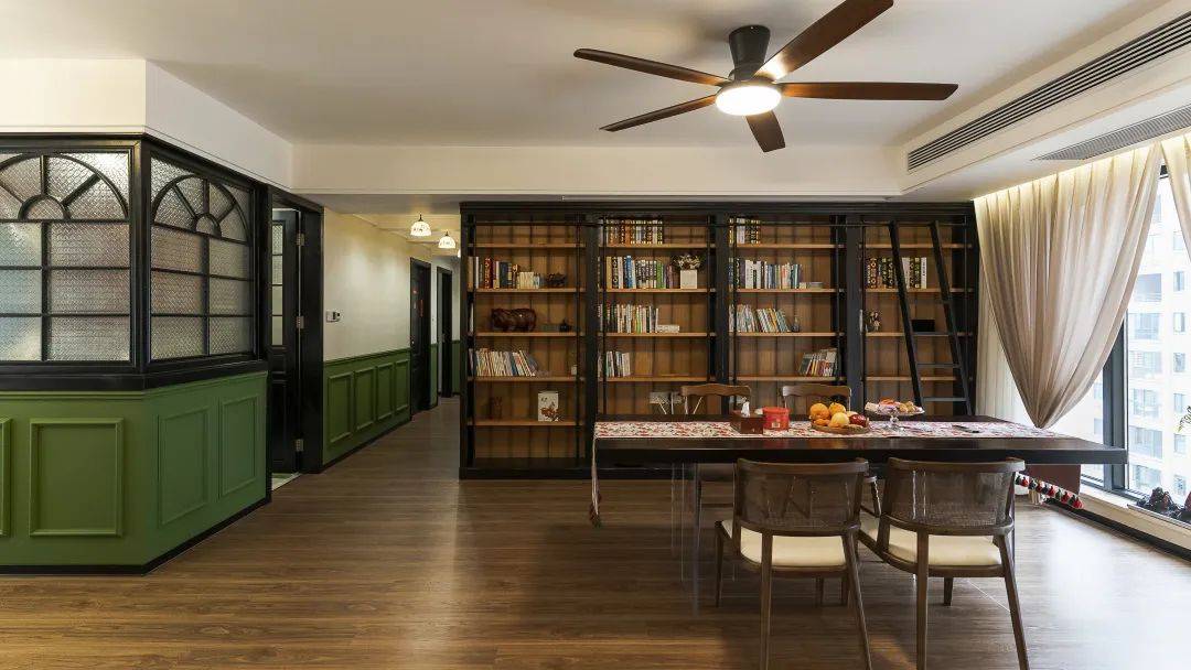 160㎡南洋复古风:去客厅化,布局独特,旧时光的惬意居所!